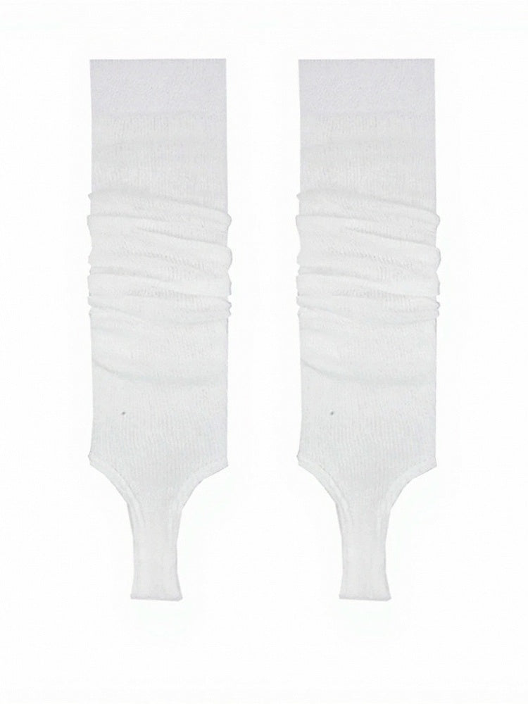Ribbed Trim Striped Calf Socks in 5 Colors - ModaSwings
