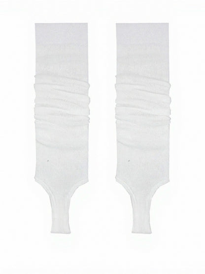 Ribbed Trim Striped Calf Socks in 5 Colors - ModaSwings