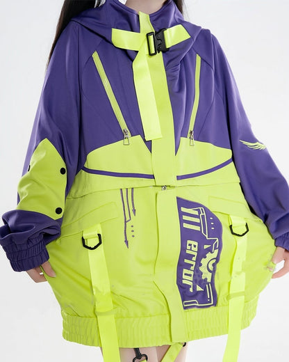 Jacket - Three-Piece Detachable Landmine Cyberpunk Tech Ensemble