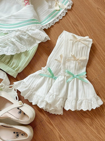 Süße abnehmbare verzierte Ärmelschleifen