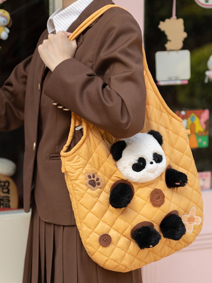 Cut-out-Tasche Gelbes Crossbody-Design