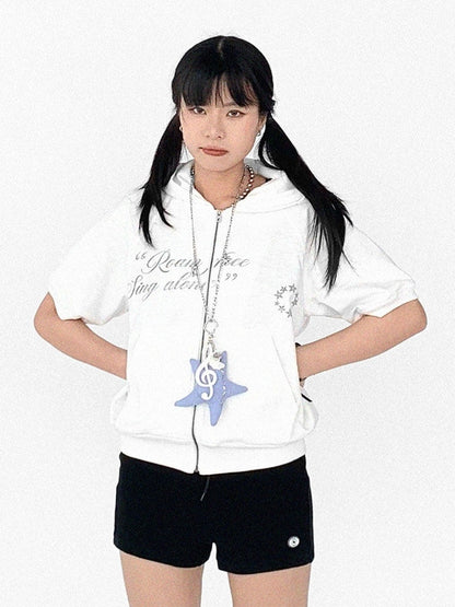 Y2K Star with Silver Necklace/Hanging Chain