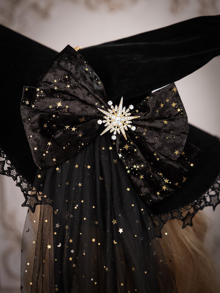 Hat Starry Night Witch