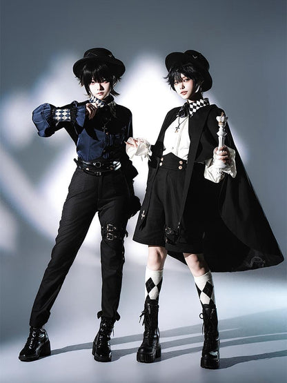 Hat Top Black Ouji Fashion Woolen