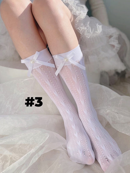 Bow Sweet Lolita Calf Socks