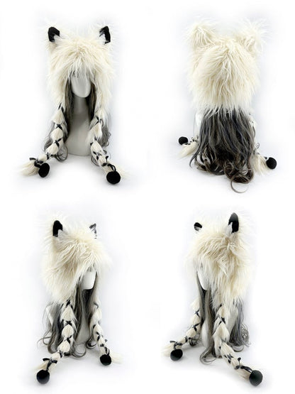 Fox Shaggy Wintermütze