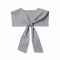 Casual Kawaii Gray White Plaid Shawl - PINK SAVIOR