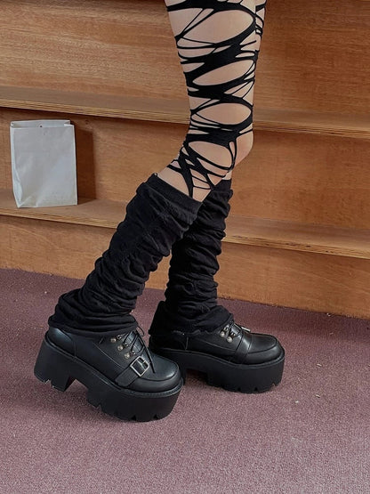 Versatile Warmers 9-Color Leg Ruched Style) (Playful