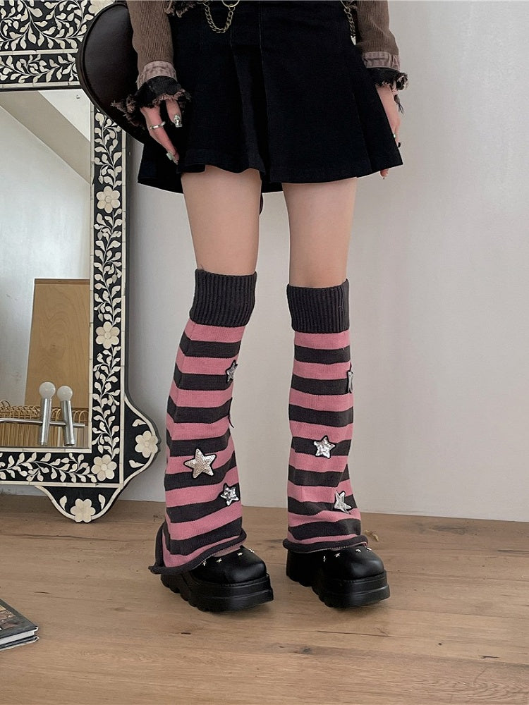 Options Warmers Star Leg Striped Color 5 Decoration
