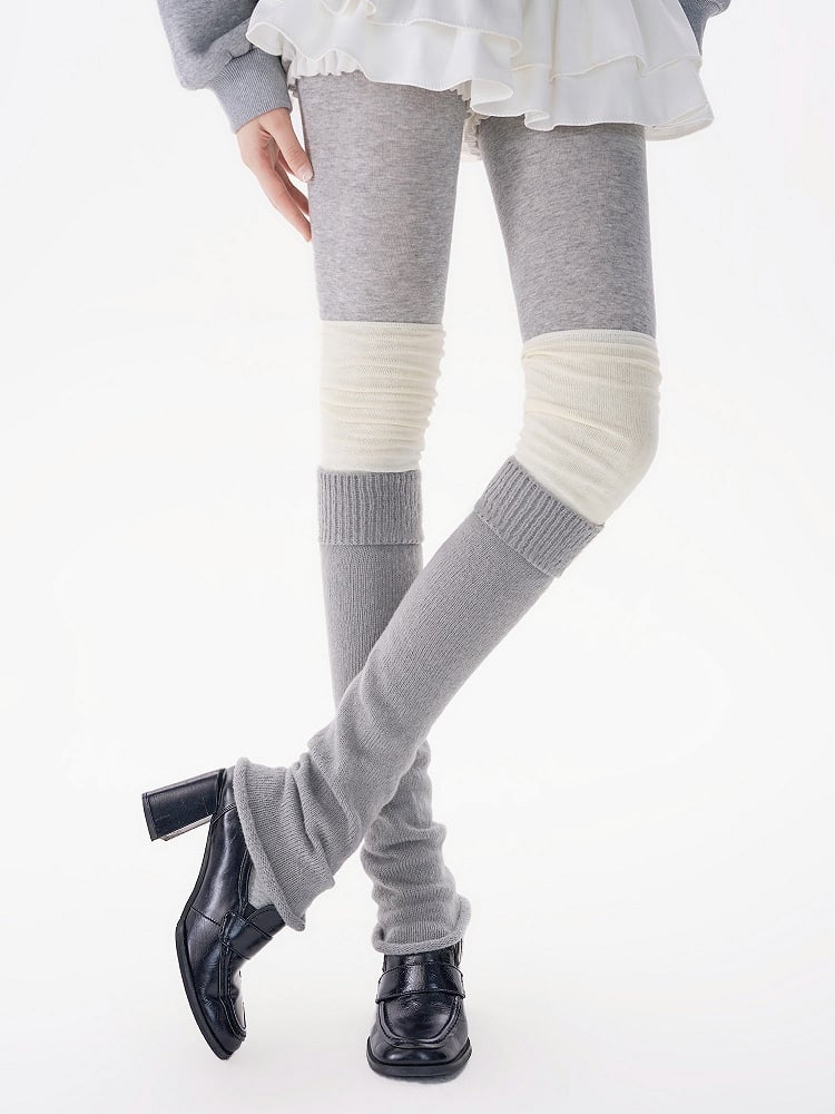 Warmers Two-Tone Leg Faux-Layered