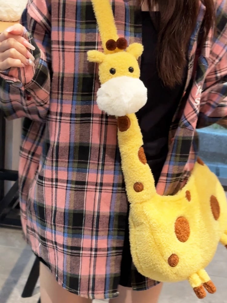 Tasche Giraffe Crossbody Gelb