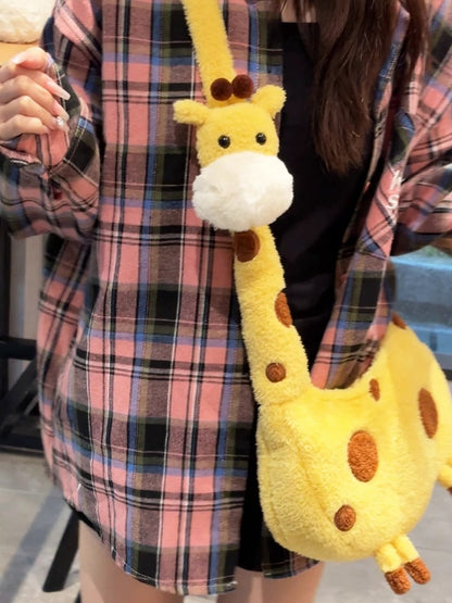 Tasche Giraffe Crossbody Gelb