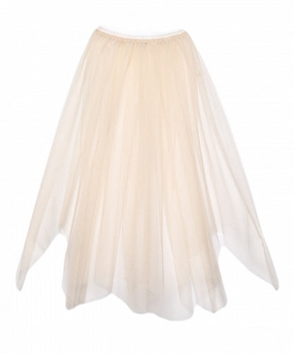 Irregular Hem Tulle Overlay Skirt, Sheer - Blood Supply