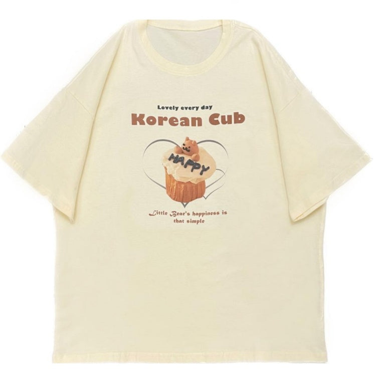 イエローケーキプリントTシャツ