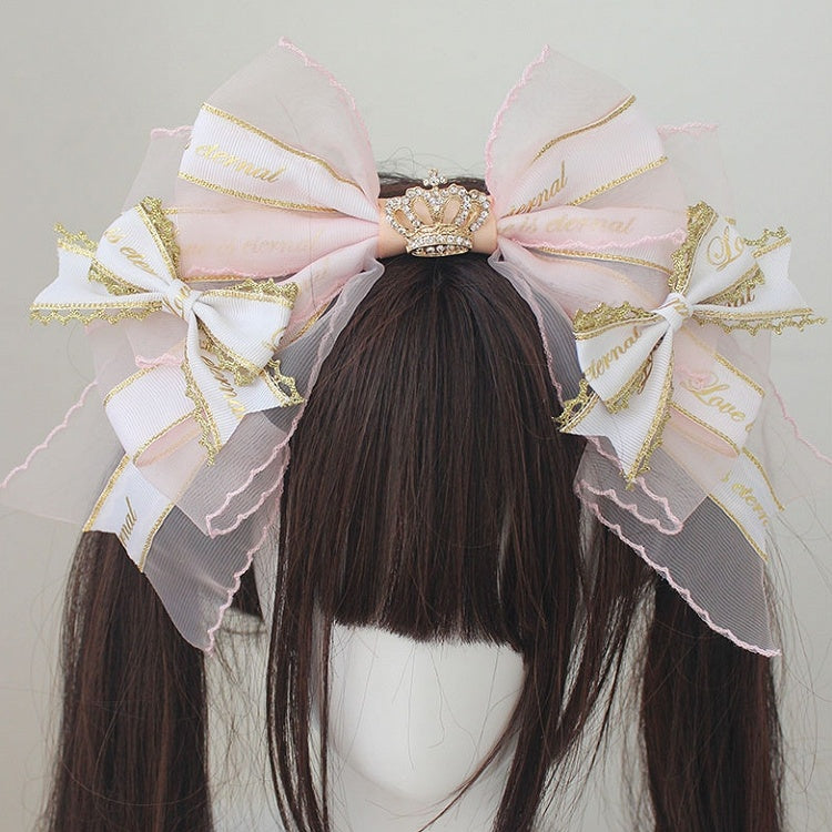 Crown Decorated Bowknot KC