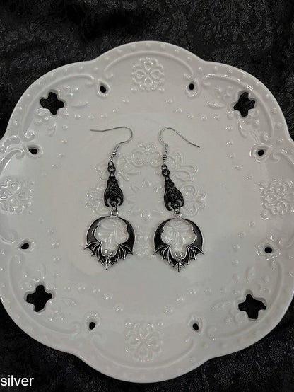 Bat Decoration Gothic Earrings 2 Colors