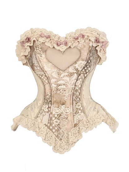 Silhouette Victorian-Inspired 16-Bone Corset Shaper Heart –