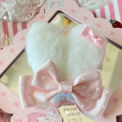 Ears Bowknot Bunny 13 Options Polka-dot Hairclip Decorated Pattern