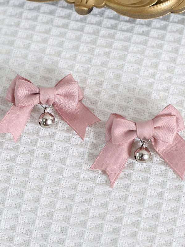Hairclips Charm with Colors of Bowknot Bell A Pair Cute 14