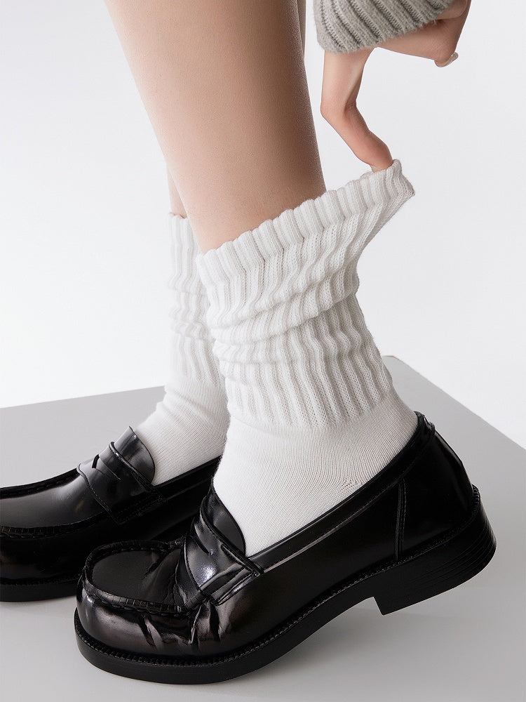 Socks 6 Colors Retro Cotton Minimalist