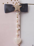 Lolita Blue Clip Hair Bowknot Sailor