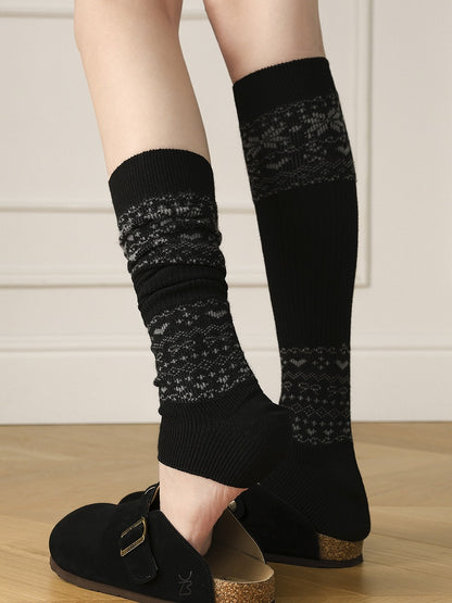 Colors Design Warmers Leg Retro Footed 6 Pattern
