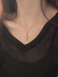 Silver Star Pendant Necklace