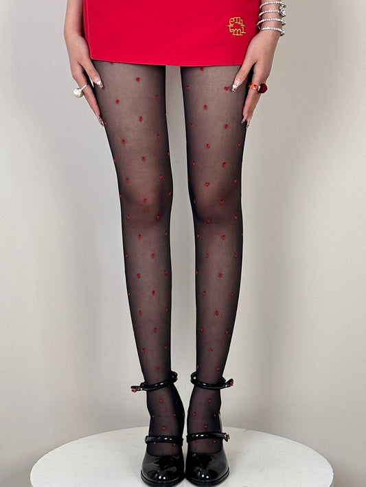 Details Options Bittersweet Tights Heart Color 4