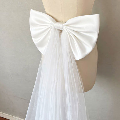 Lolita Wedding Bridal Bow Train Tail Decoration
