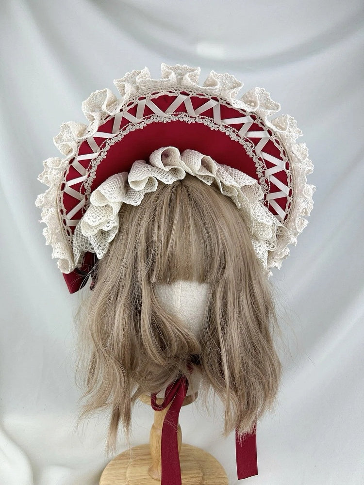 Ruffled (8-Color Lace Options) Bonnet