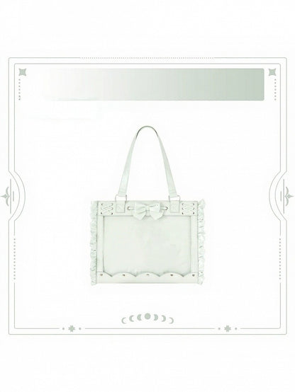 Green Tea Party BJD Doll Bag with Ruffles - Salt Tea