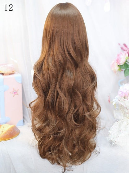 Length With 12 Wig Wavy Bangs Options 75-80CM