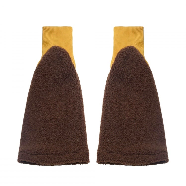 コーヒーウィンターフリースレッグウォーマー