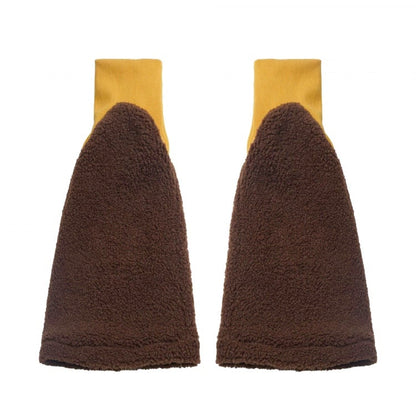 コーヒーウィンターフリースレッグウォーマー