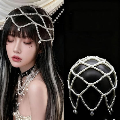 Headpiece Accents Water White Drop Bead