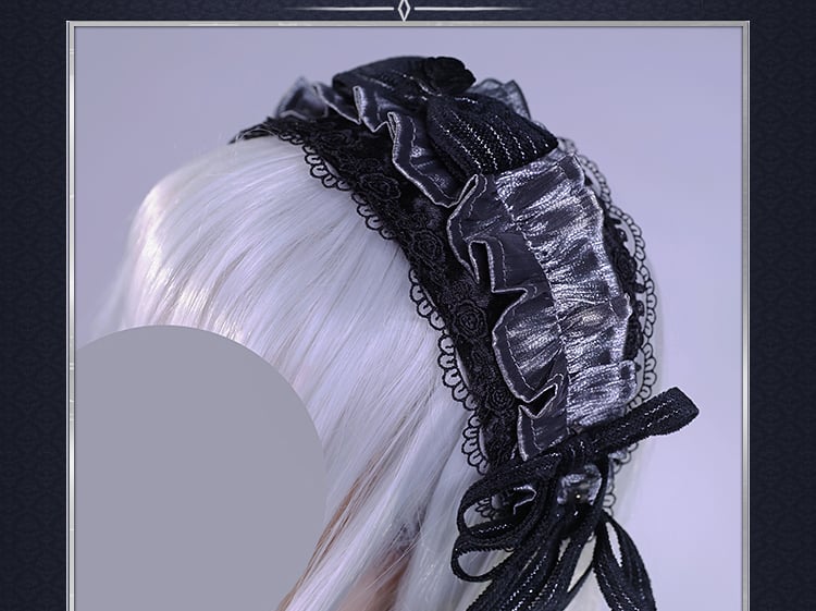 Rozen Maiden Mercury Lamp Schwarz-Weißes Kleid Lolita-Stil Cosplay Kostüm