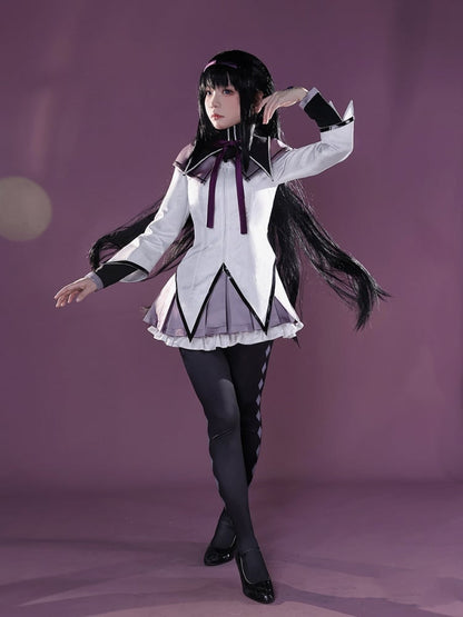 Puella Magi Madoka Magica Akemi Homura Cosplay-Kostüm im Lolita-Stil