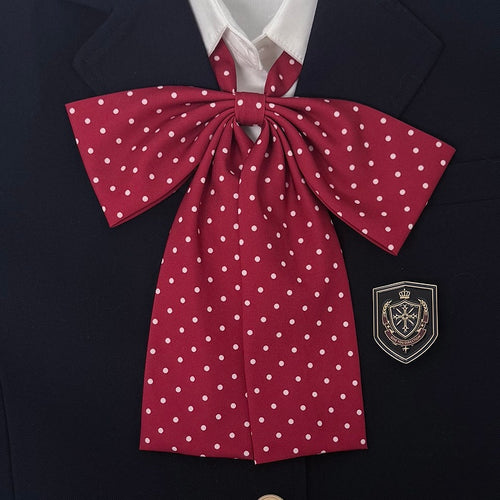 11 Color Tie Options Bow Polka-Dot Pattern