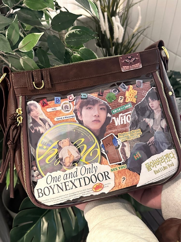 ダークブラウン ウェイストランドパンク 大容量イタバッグ