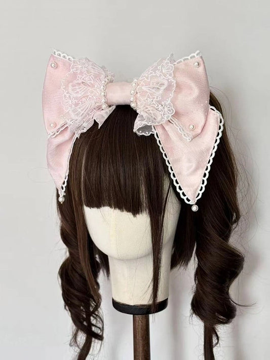 Sweet Pastel Pink (Lace Accents) Pearl KC Lolita
