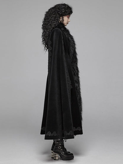 Gothic Long Gorgeous Coat Black Vintage