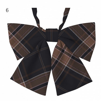 JK Bow Tie Plaid 30 Uniform Options Pattern