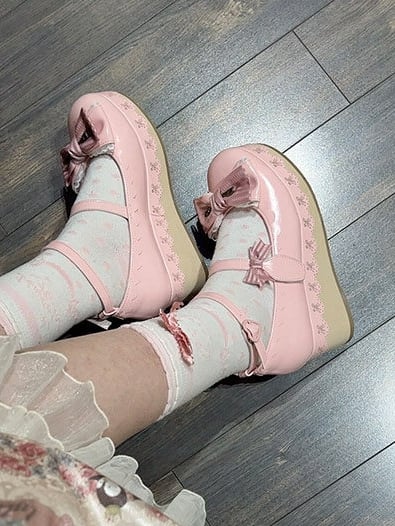 Sweet Jane Shoes Sole Mary Pink Platform PU -