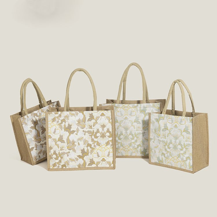 4 Colors Embroidery Handbag Flower