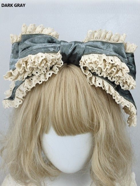 Big Trim 13 Lace Options Bow Velvet KC