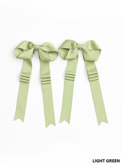 18 Long Ribbon Satin Lolita Options Bowknot Hairclip Color