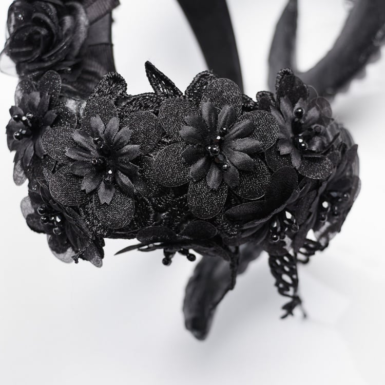 Goth Black Horn Kopfbedeckung