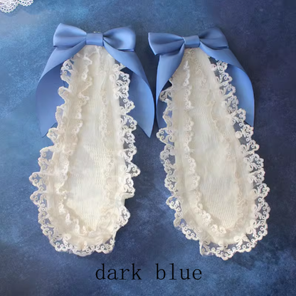 Haarspangen mit Schleifendetails und Spitzenbesatz und Hasenohren