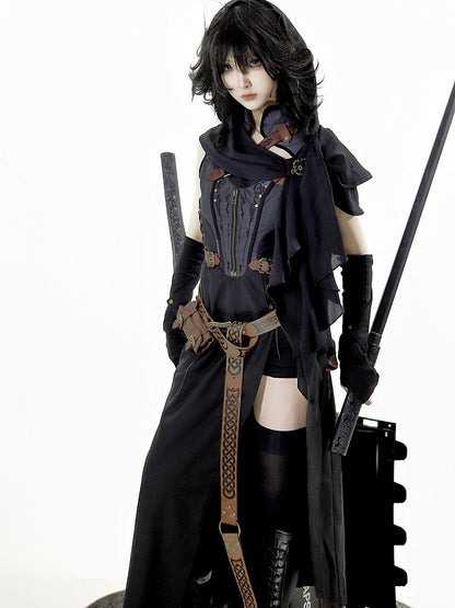 黒のショートパンツ