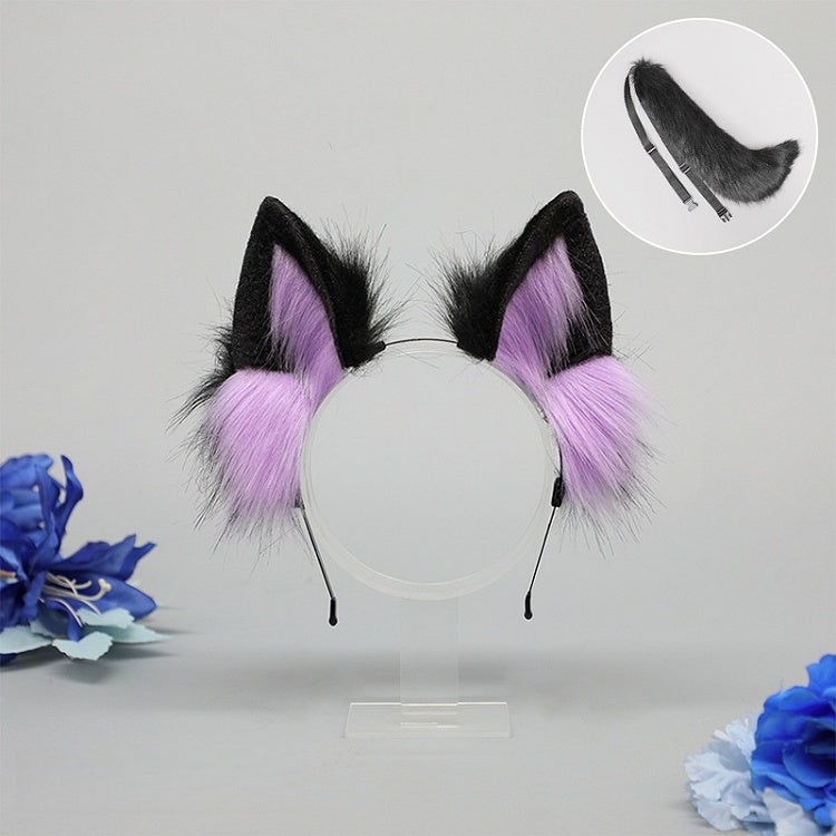 9 Faux Cute Ear Wolf Fur Lolita KC Colors